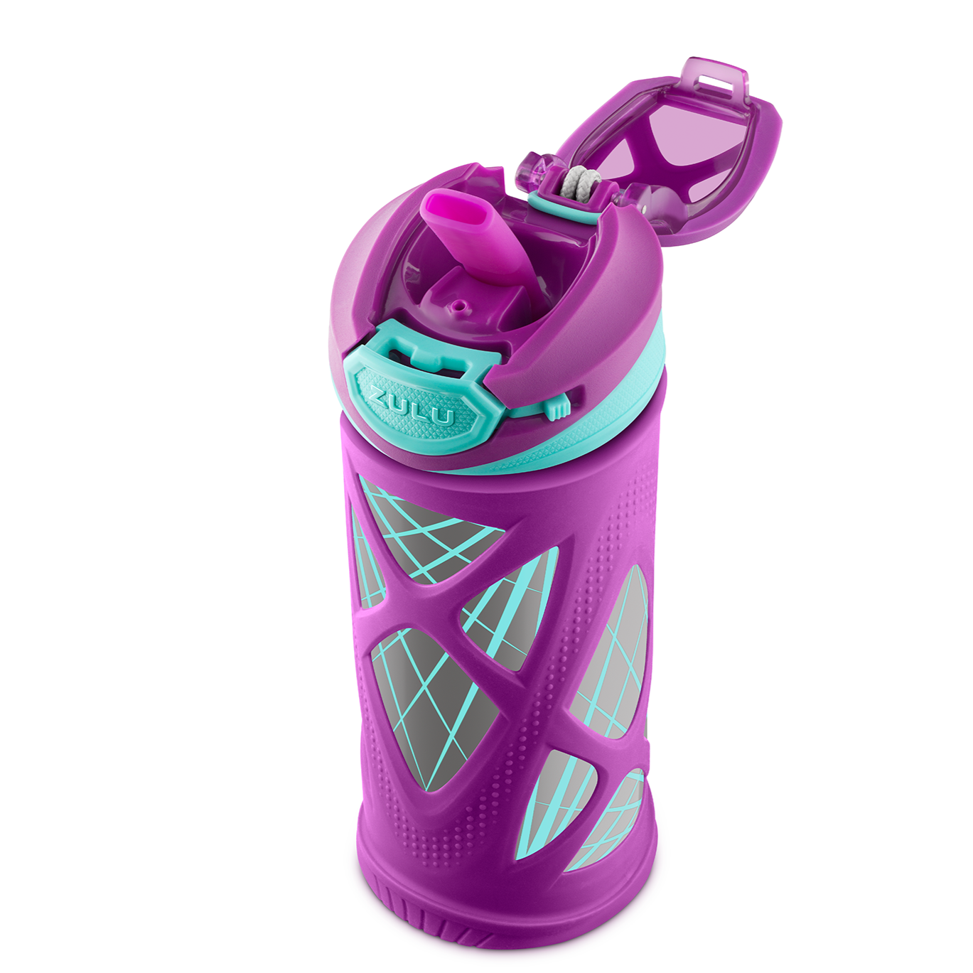 echo-12oz-insulated-stainless-steel-kids-water-bottle-k8 echoopenpurple.png